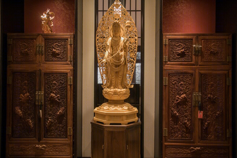 东方净琉璃世界药师佛寺室内设计-11