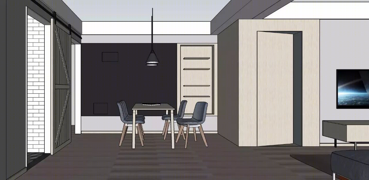 现代北欧风信达·荷塘月色 89m² | 芜湖禄本设计方案解读-12