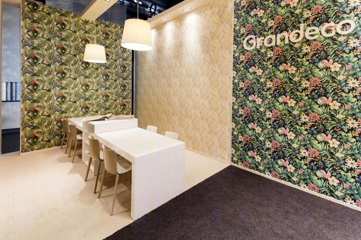 法兰克福展会上的 Grandeco 壁纸展厅 | Franken Standbouw 打造的真实家居空间-21