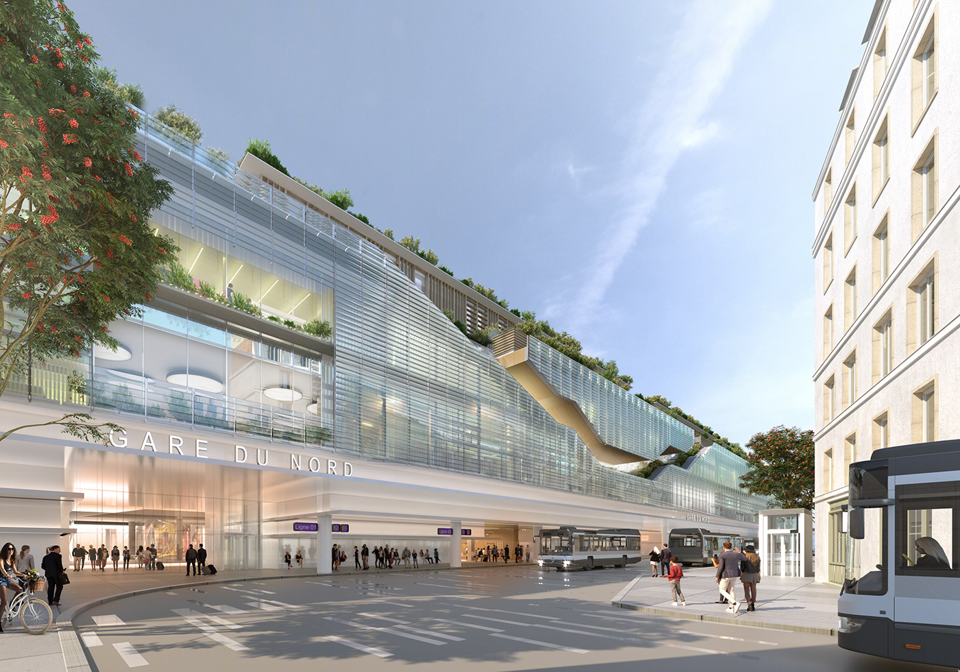 巴黎 GARE DU NORD 现代化火车站设计丨法国巴黎丨Neiko Srl-11