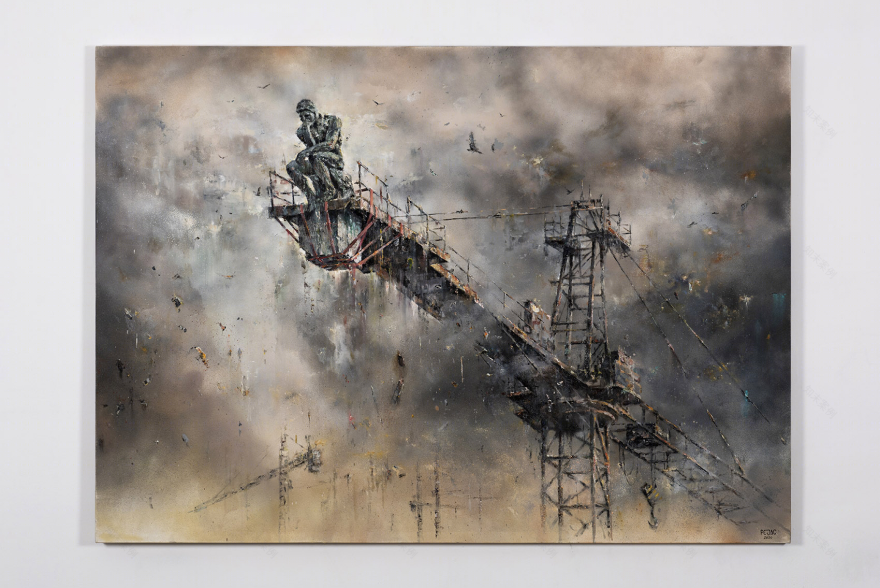 Pejac 的“呼吸暂停”展览丨德国柏林-42