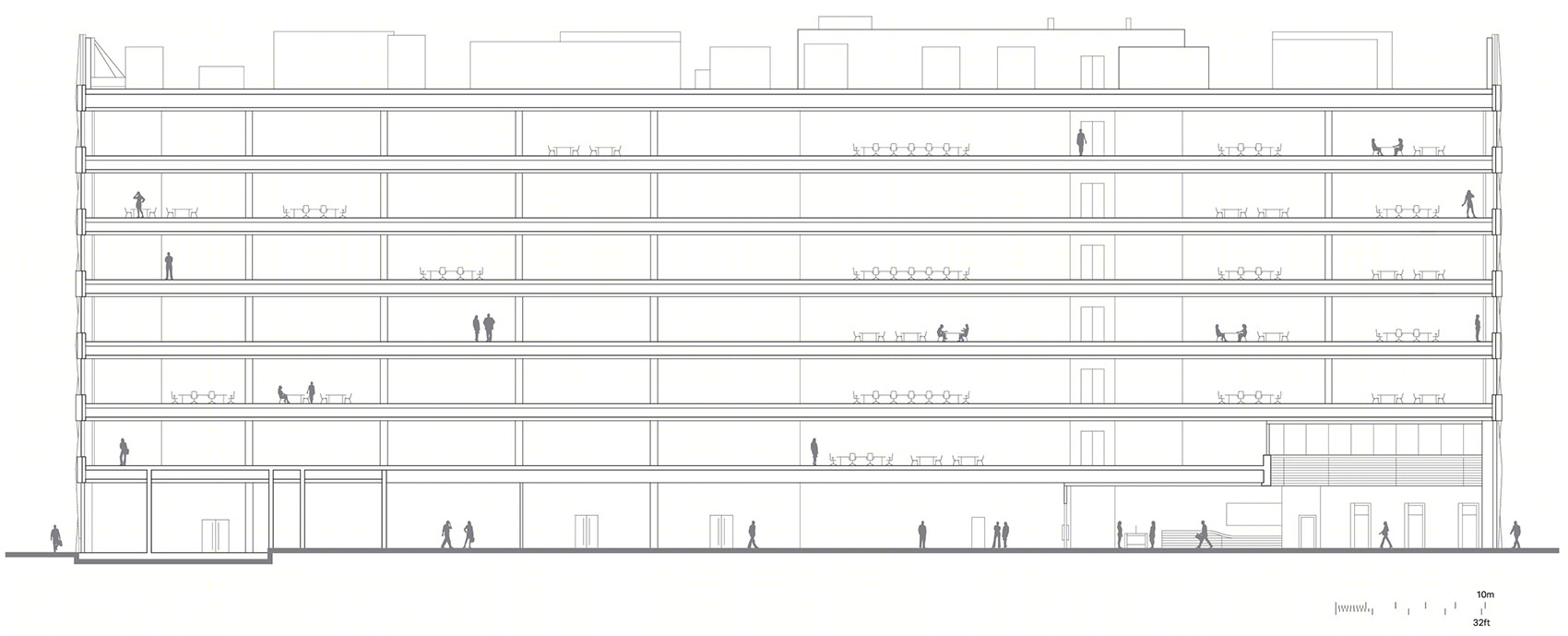 英国 New Balley 街三号 HMRC 商务办公楼丨Make Architects 事务所-32