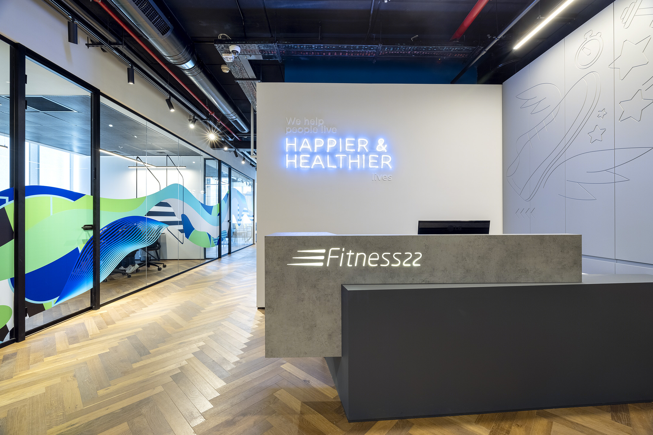 Fitness22 室内设计丨StudioSamuelov-5