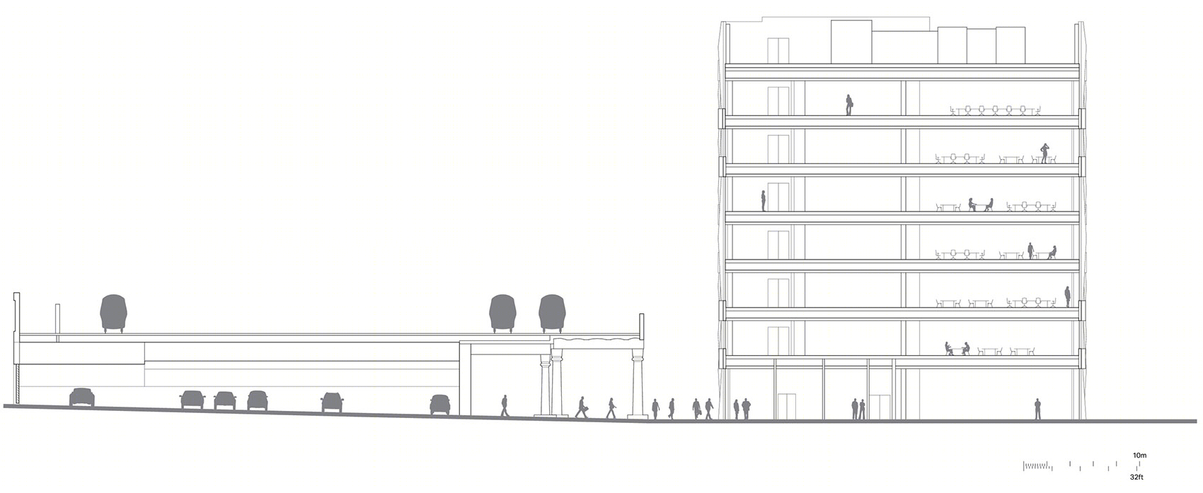 英国 New Balley 街三号  HMRC 商务办公楼丨Make Architects 事务所-34