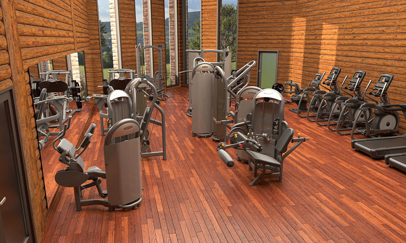 Anastasiya Gushchina丨健身房丨Country Club Remodel-0