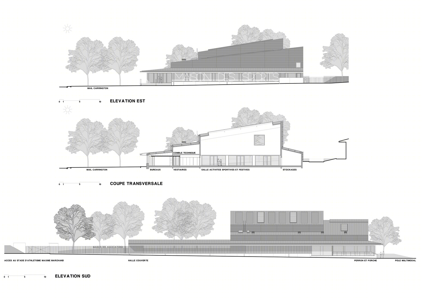 法国卢浮宫体育馆丨AtelierFéret,Frechon Architectes-26