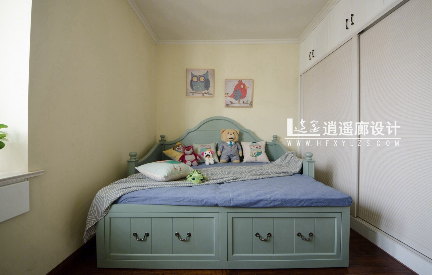 《加州旅馆》政务区森林海美式乡村软装大改造-35
