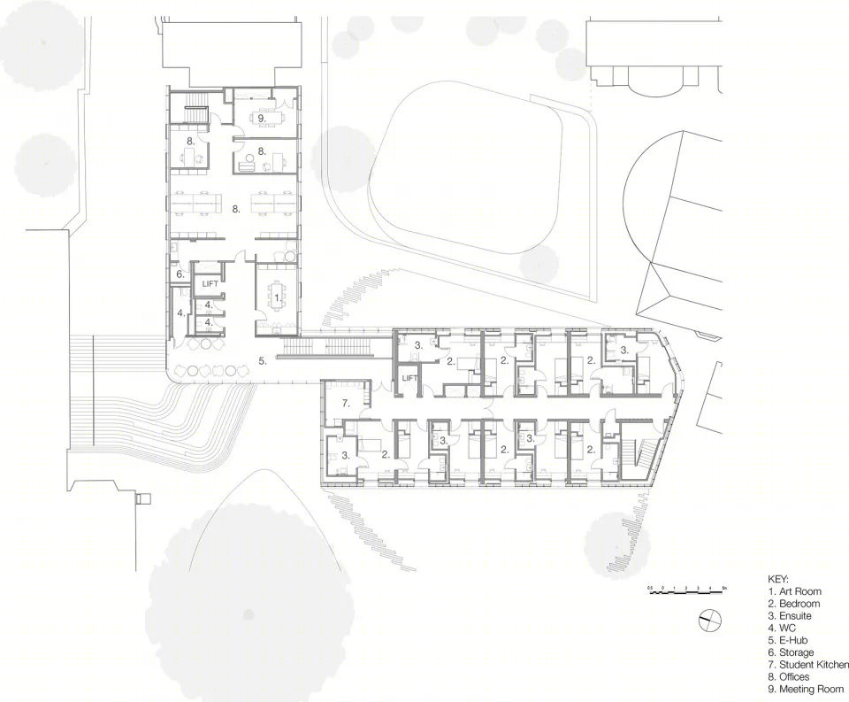 牛津 Wadham 学院新楼丨英国牛津丨AL_A-46