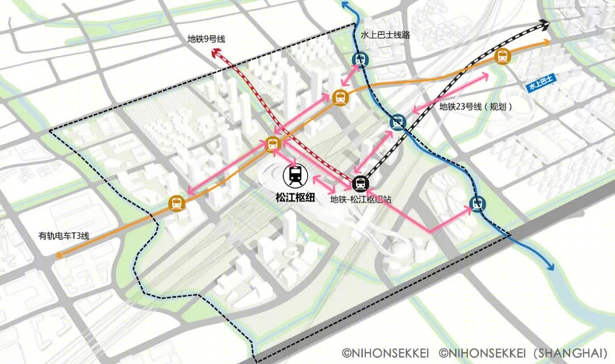 上海松江枢纽地区城市设计项目丨中国上海丨株式会社日本设计,日宏(上海)建筑设计咨询有限公司-26