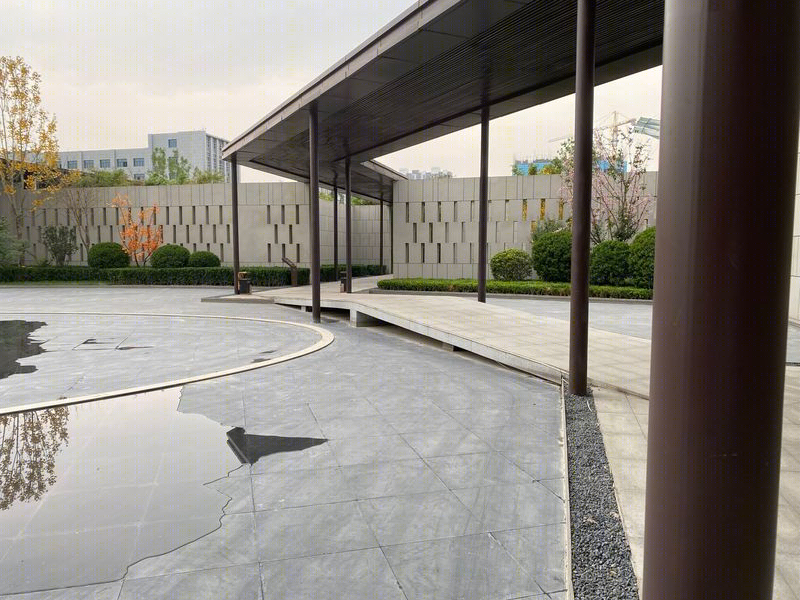高红全丨售楼处景观丨园林景观实拍图-4