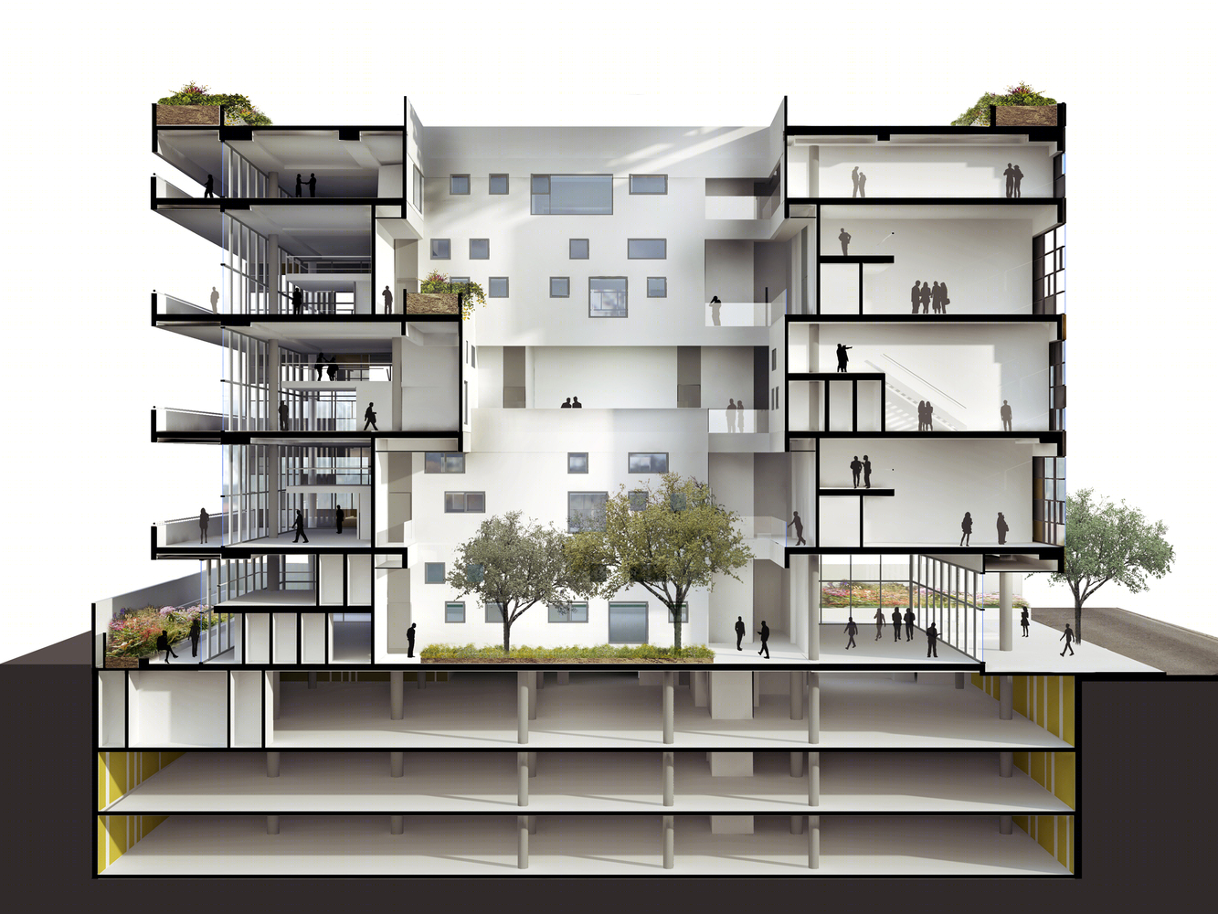 巴西 Modulo Rebouças 办公楼及剧院丨Dal PianArquitetos-33