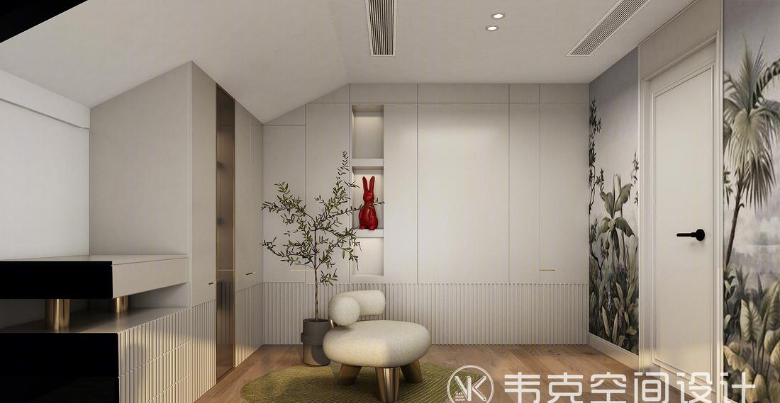 现代轻奢之家丨韦克设计-104