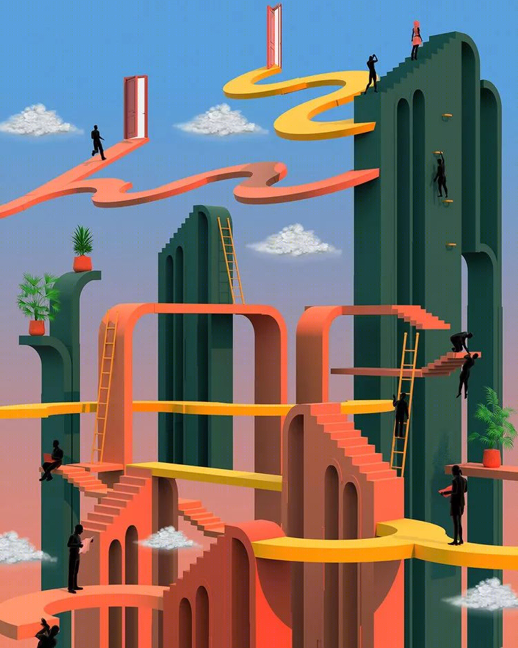 梦幻色彩的 3D 艺术盛宴-13