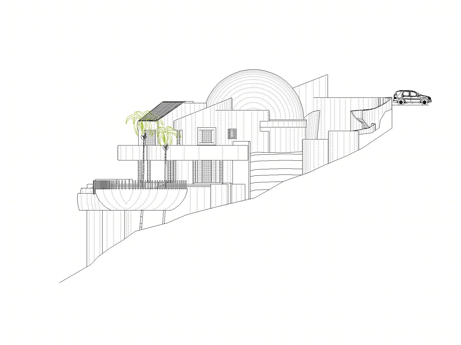 墨西哥海景有机住宅设计-22