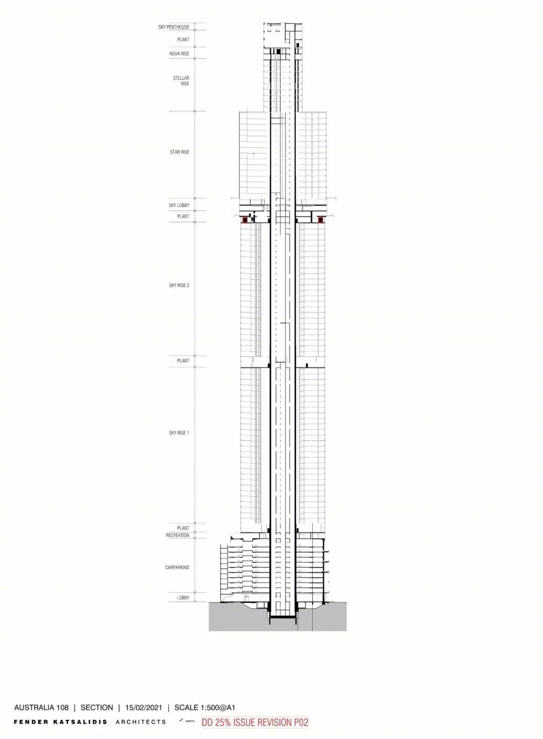 Australia 108住宅塔楼丨澳大利亚墨尔本丨Fender Katsalidis建筑事务所-53