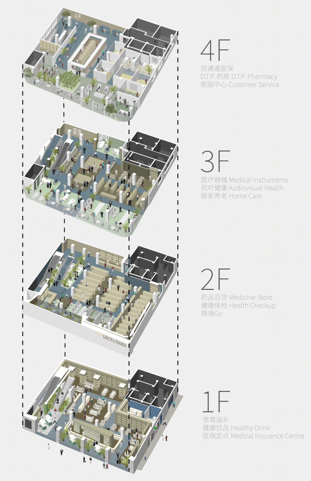 上海市第一医药商店立面及室内改造项目丨中国上海丨DUTS design杜兹设计-39