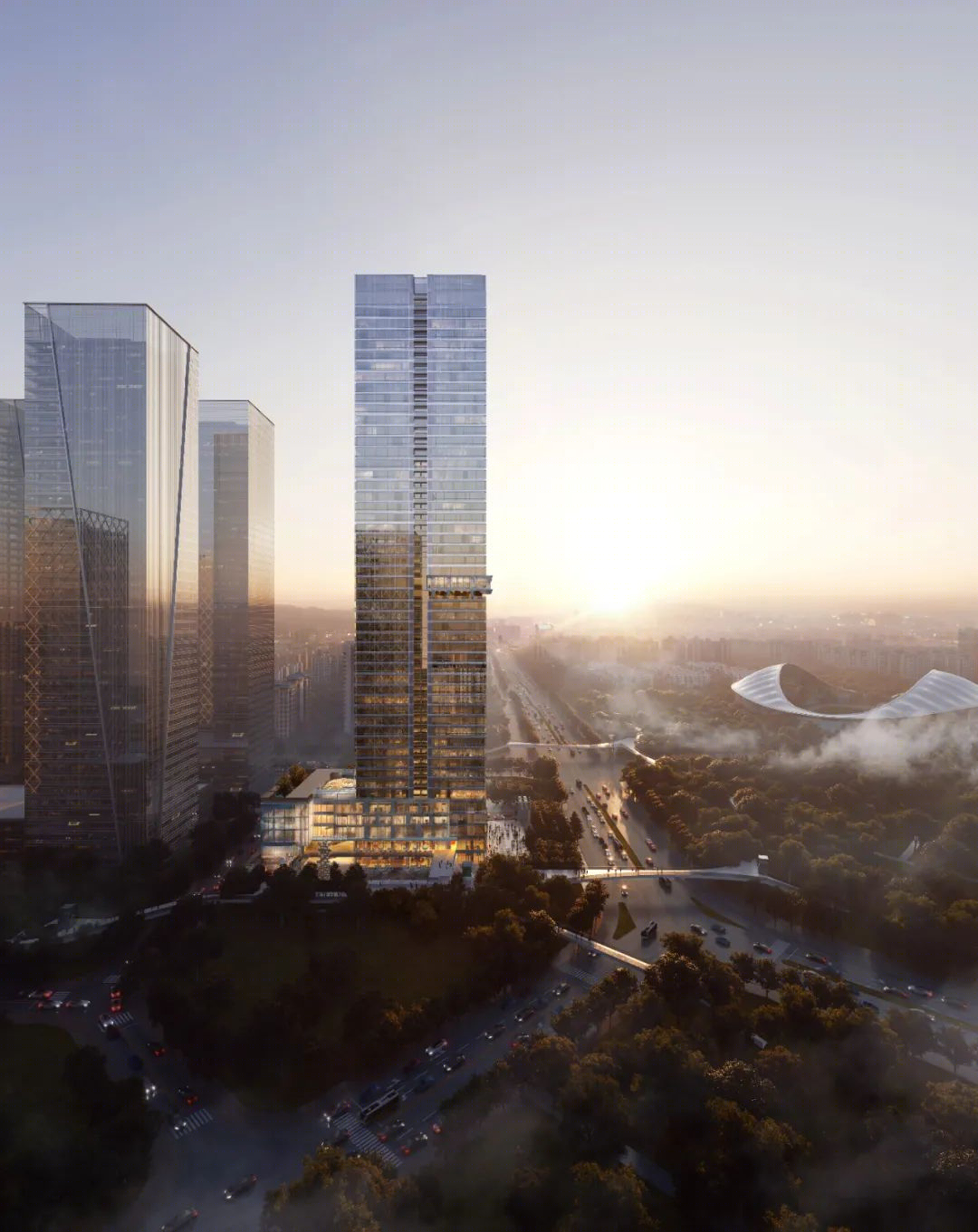 深圳华侨城宝辰大厦丨中国深圳丨深圳市库博建筑设计事务所有限公司(立方设计)-0