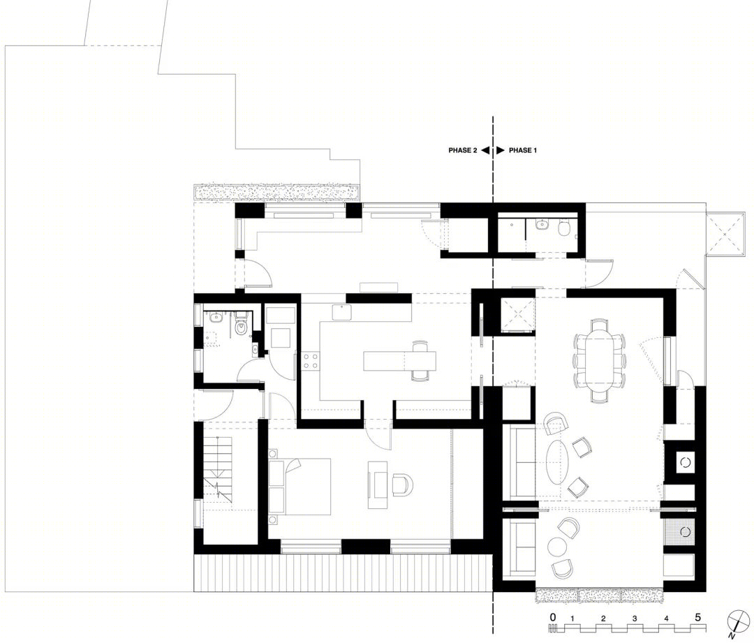 萨拉热窝半屋住宅 | 趣味木墙空间融入街区生活-65