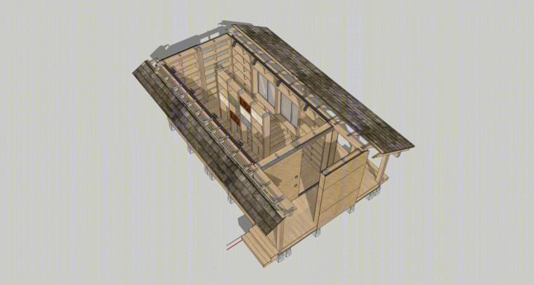 湖北恩施山区木结构阅览室丨SLOW Architects-35