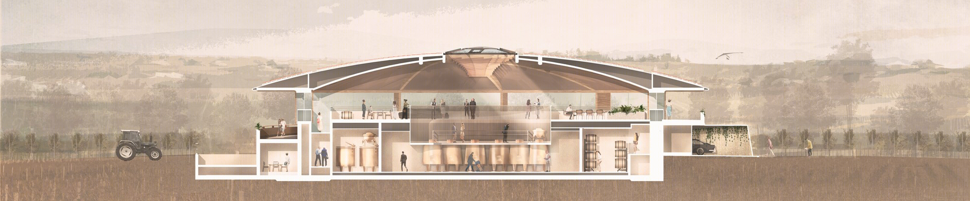 Le Dome 酒庄丨法国丨Foster + Partners-49
