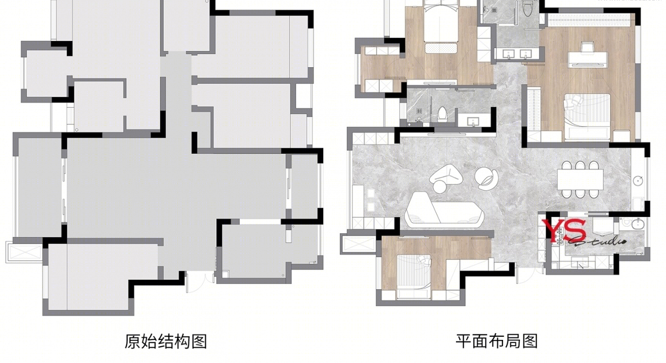 重庆渝北四室两厅婚房设计丨中国重庆丨昱辰设计-10