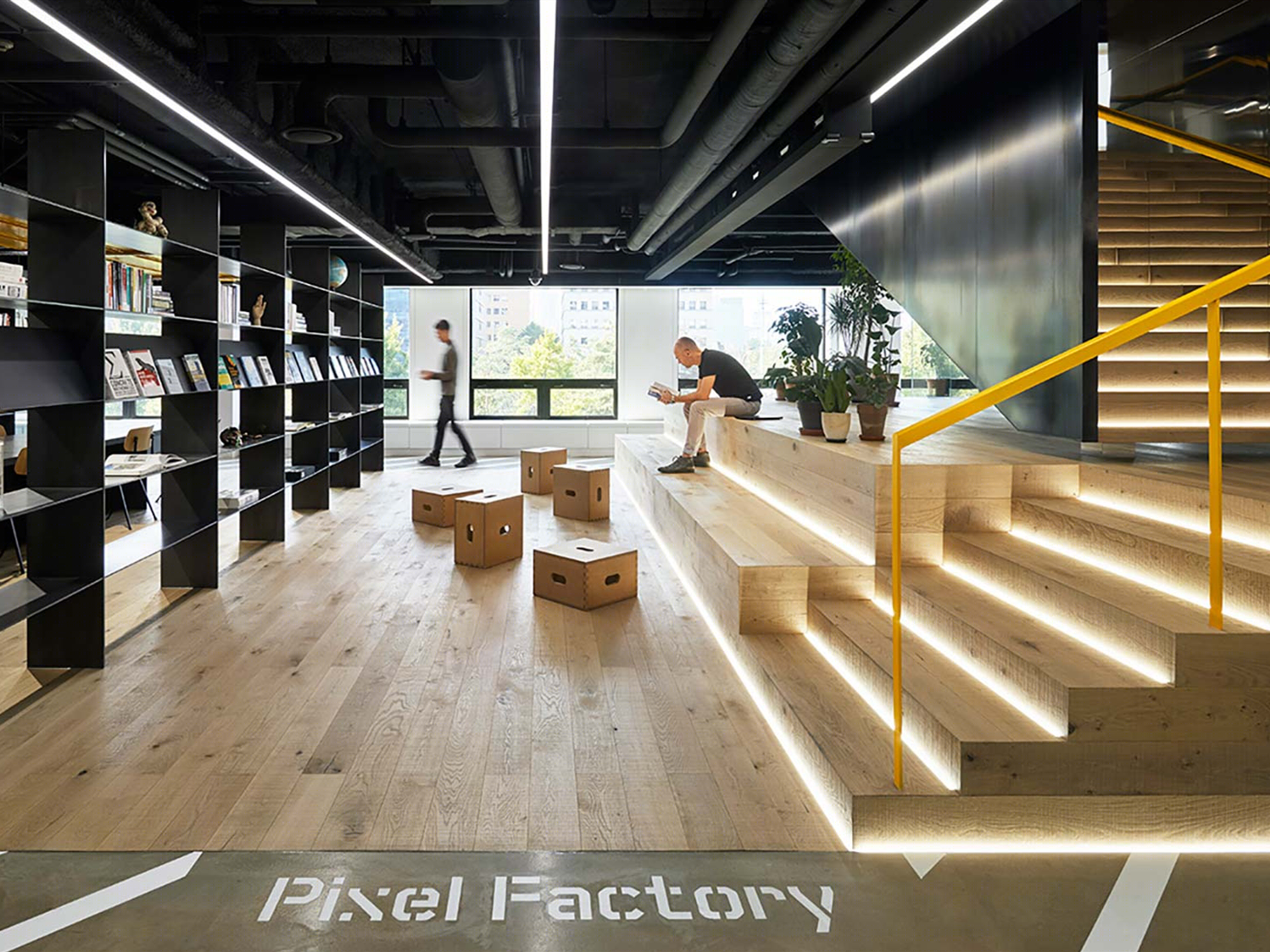 韩国Pi·el Factory数字现代卡办公空间-3