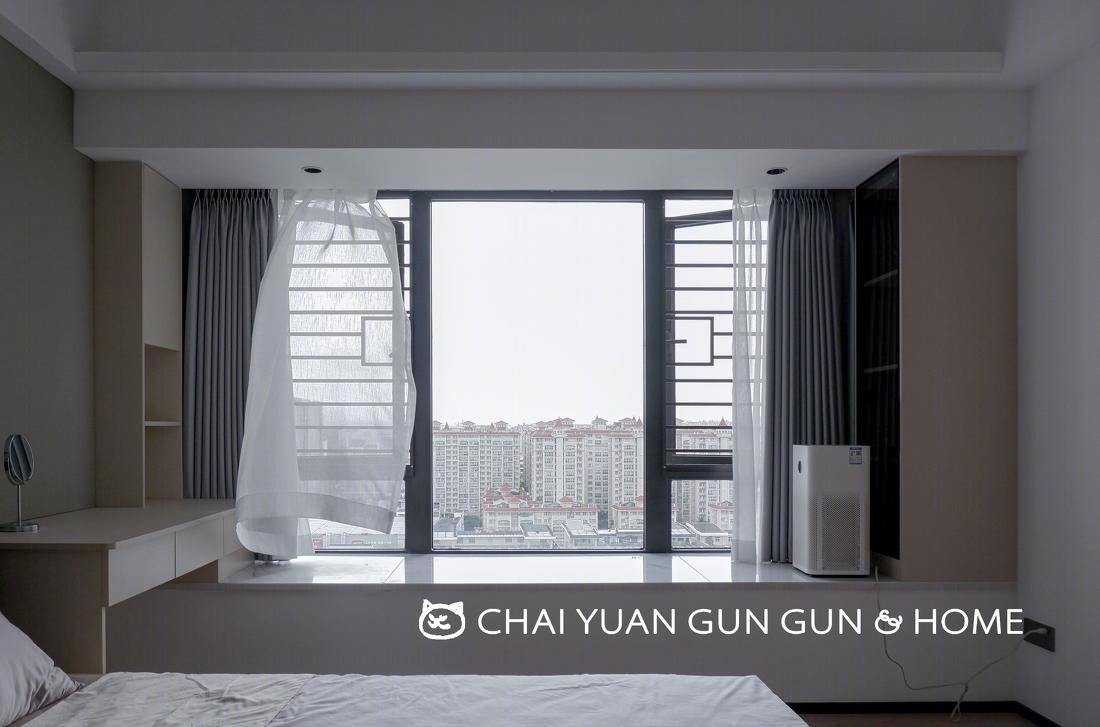 新婚夫妇的简约现代悬浮灯小屋-23