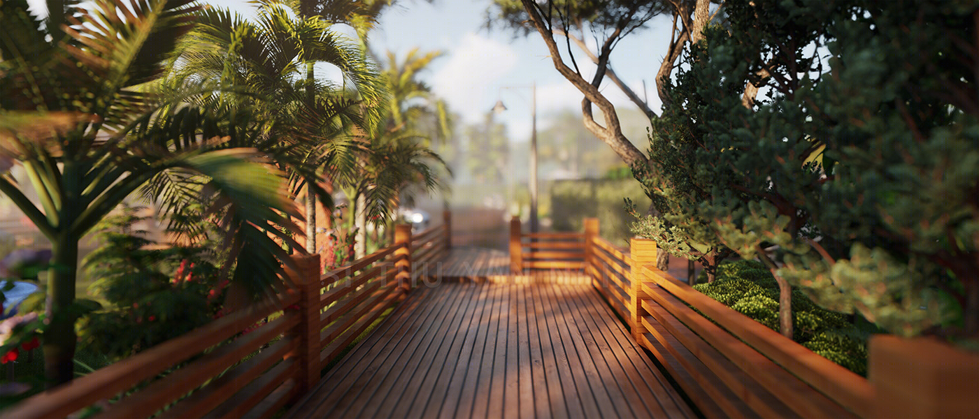 Anastasiya Gushchina丨庭院丨Architecture Animation Project with Rangoon-8