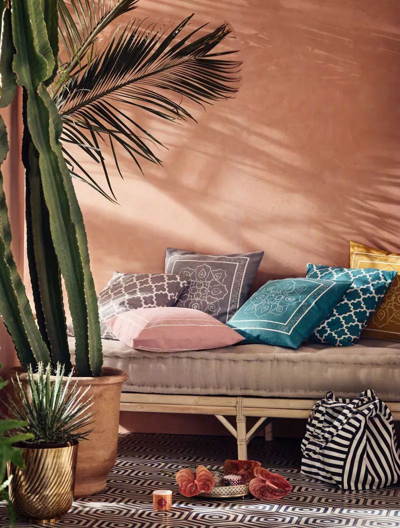 H&M Home 夏季异域风情家居设计 | 摩洛哥图案、热带植物和版画-8