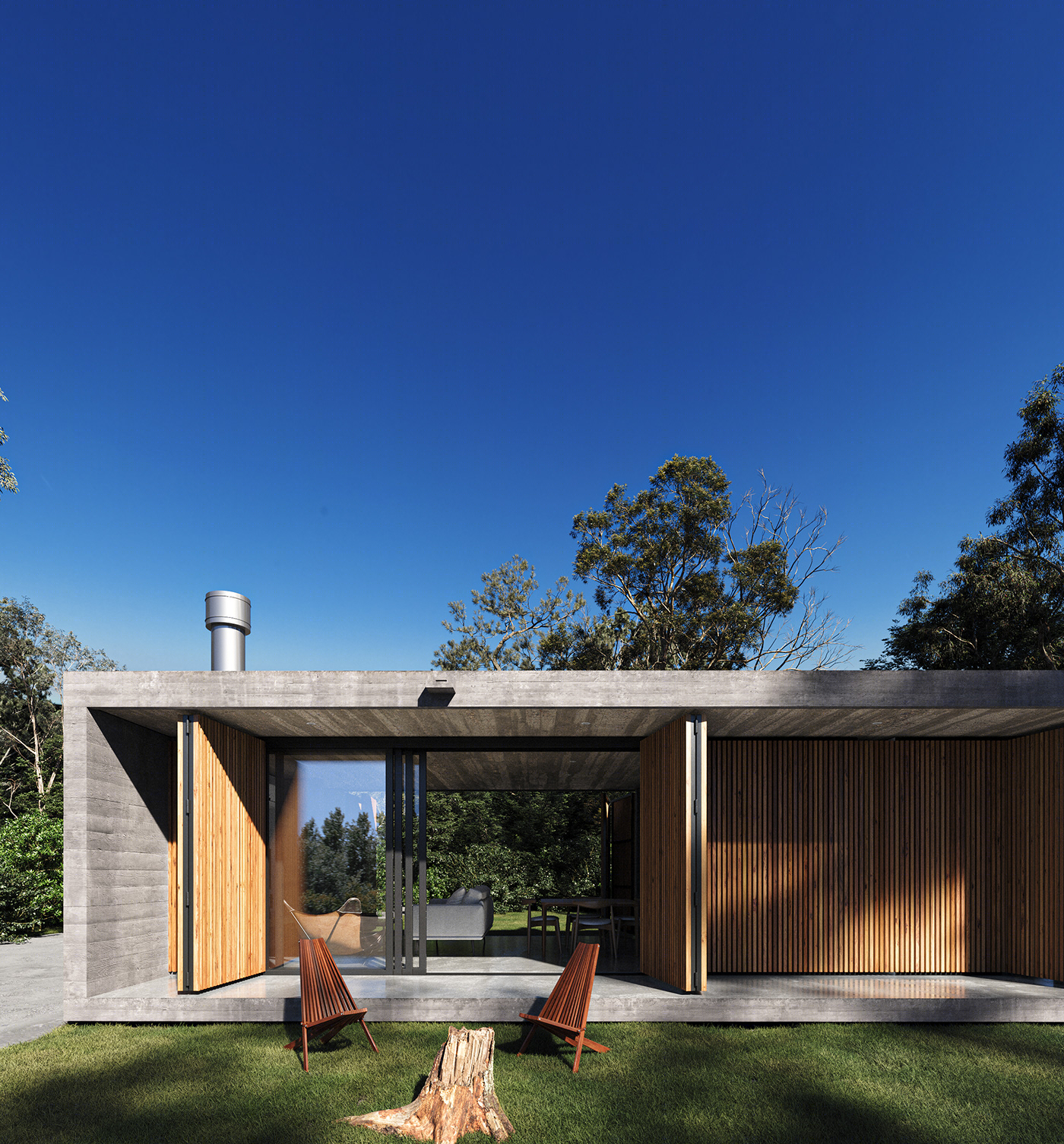 Anastasiya Gushchina丨别墅建筑丨Marindia House CGI-0