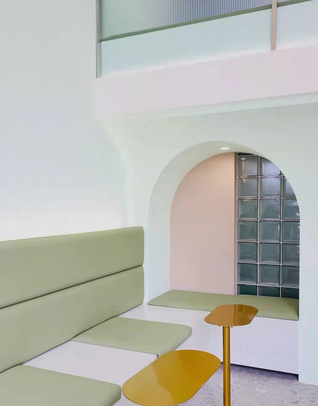 浅绿蛋糕店丨壹扬建筑装饰-19
