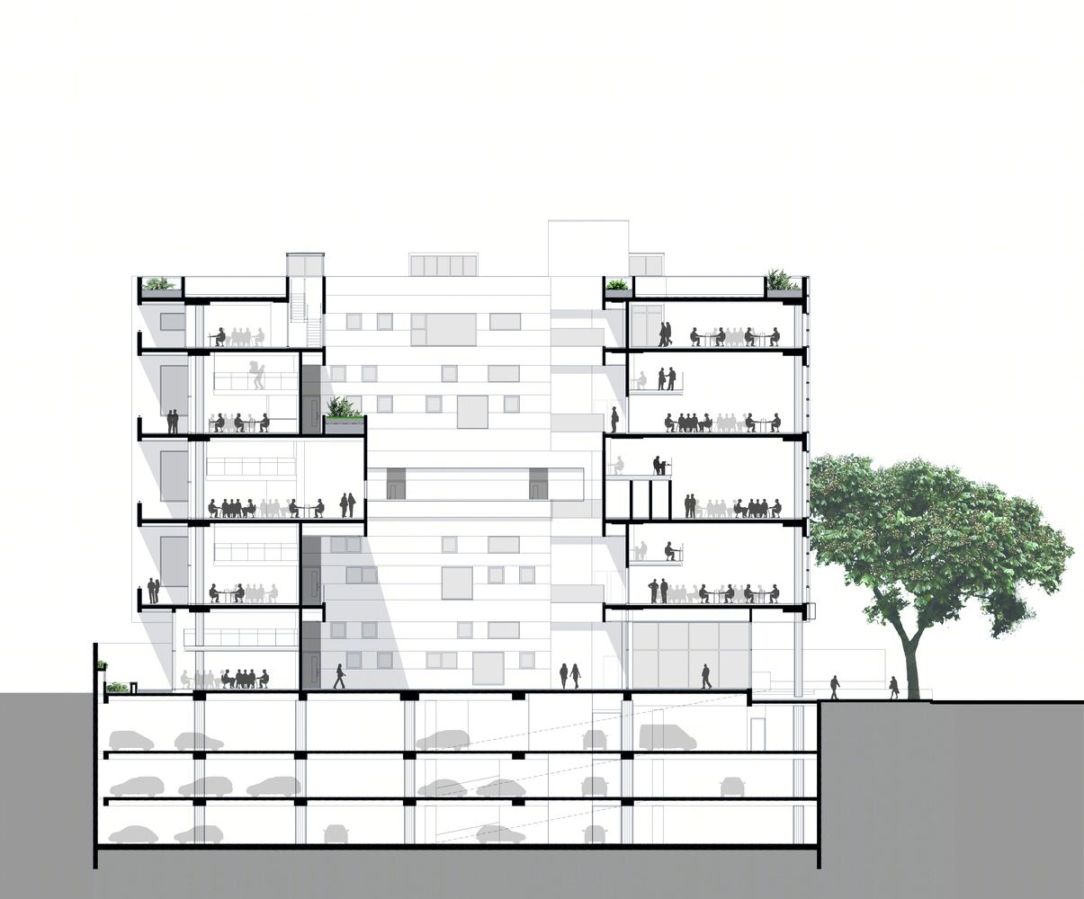 巴西 Modulo Rebouças 办公楼及剧院丨Dal PianArquitetos-35