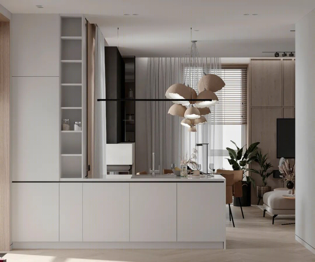 75㎡极简原木居丨Tomkin Design-30
