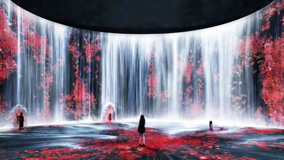 上海油罐艺术中心 teamLab 大展 梦幻水粒子世界-4