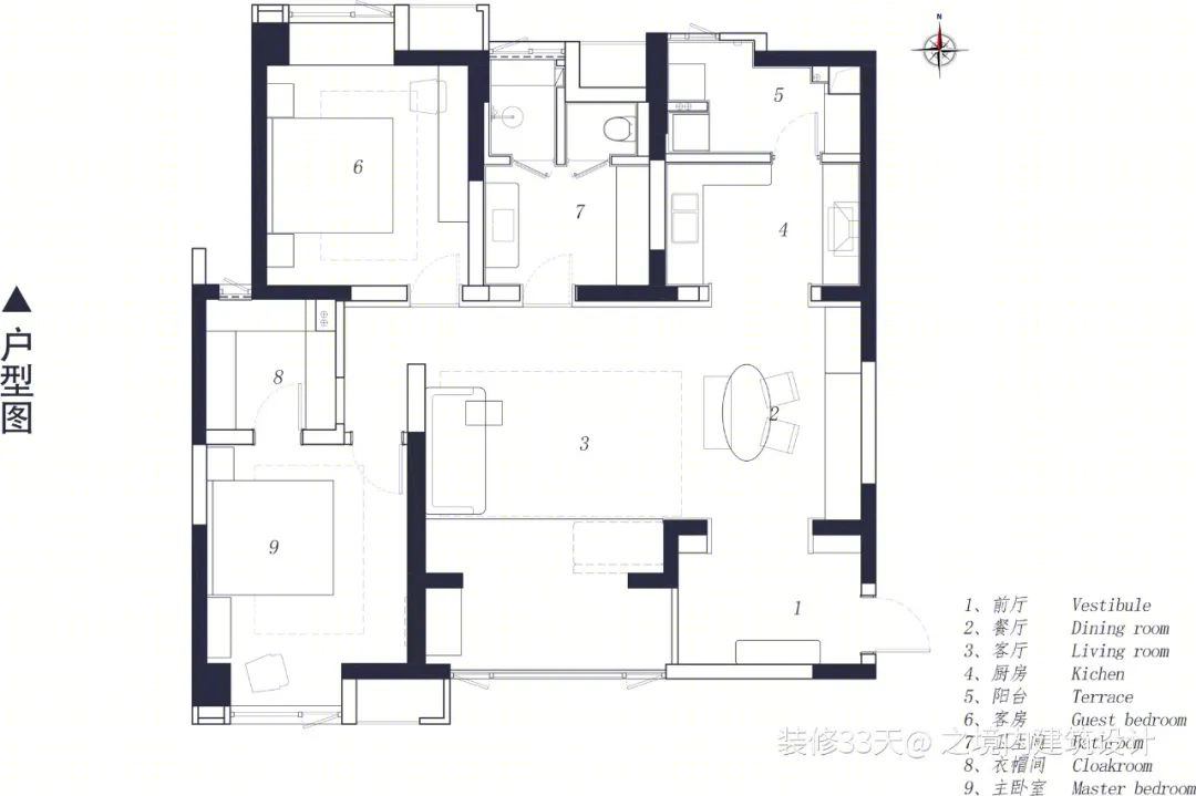 现代简约风 · 119 平温馨两居丨中国成都丨成都之境内建筑设计-7