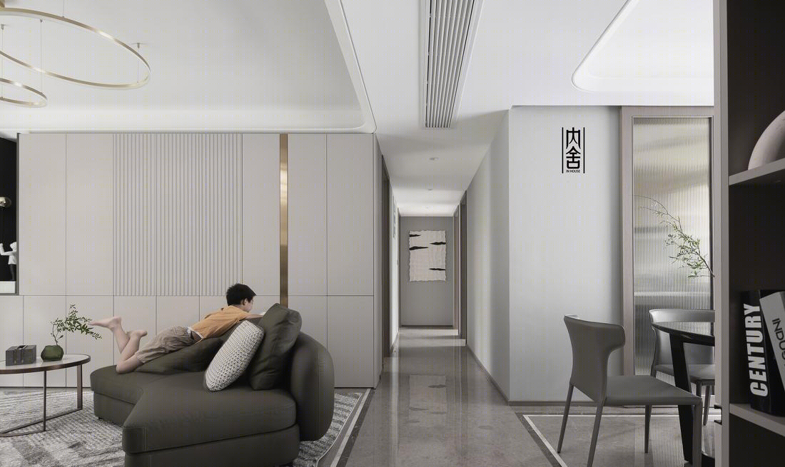130㎡四居室室内设计-4