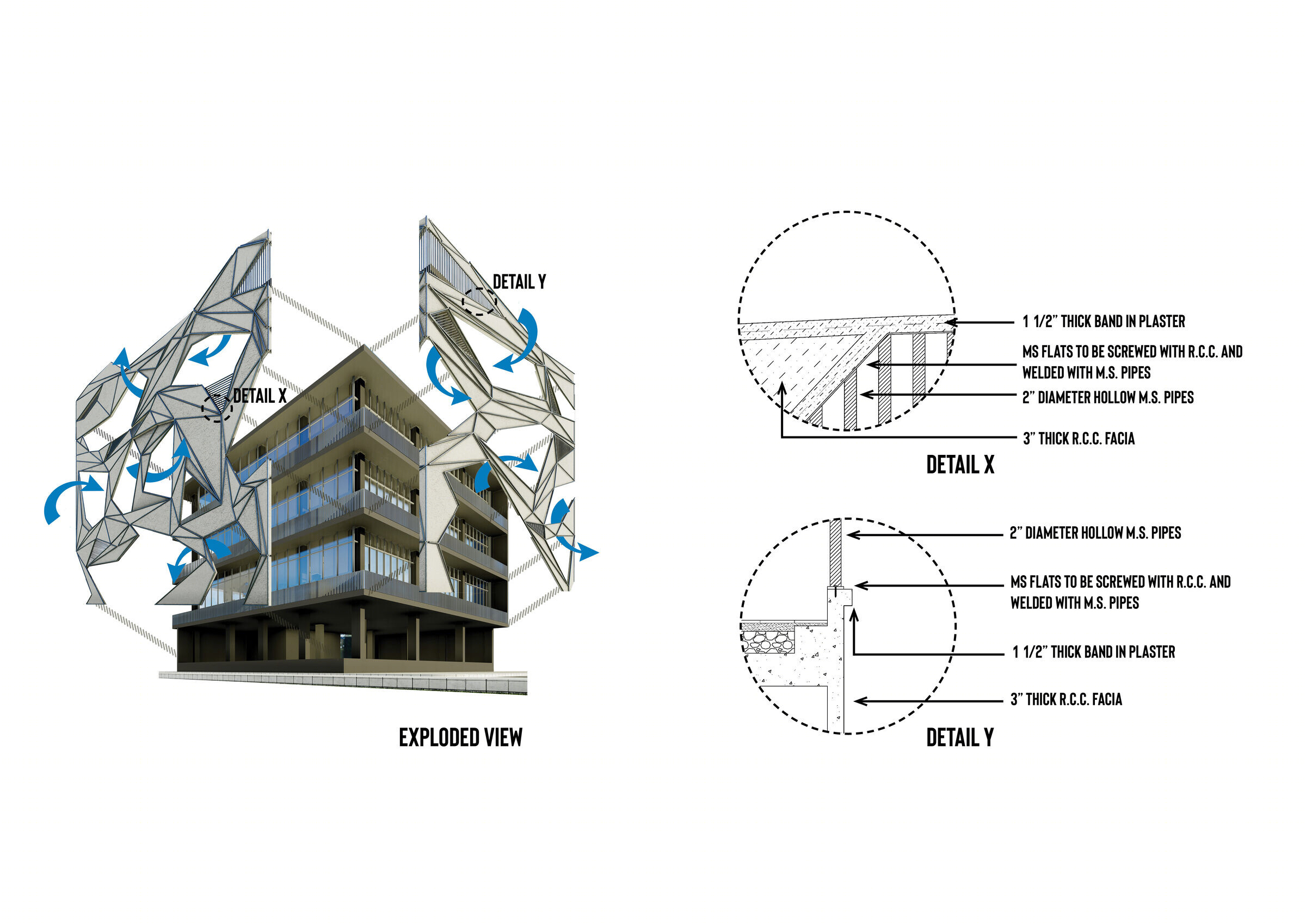 Tessalace · 混凝土诗意的办公建筑丨印度丨Studio Ardete Pvt Ltd-29