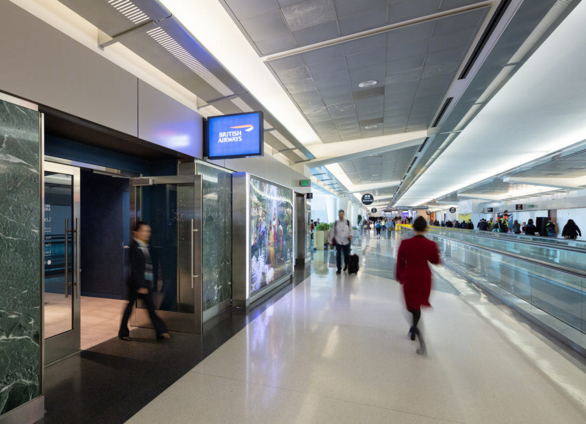 旧金山机场英国航空休息室——WDA | William Duff Architects 的优雅之作-5