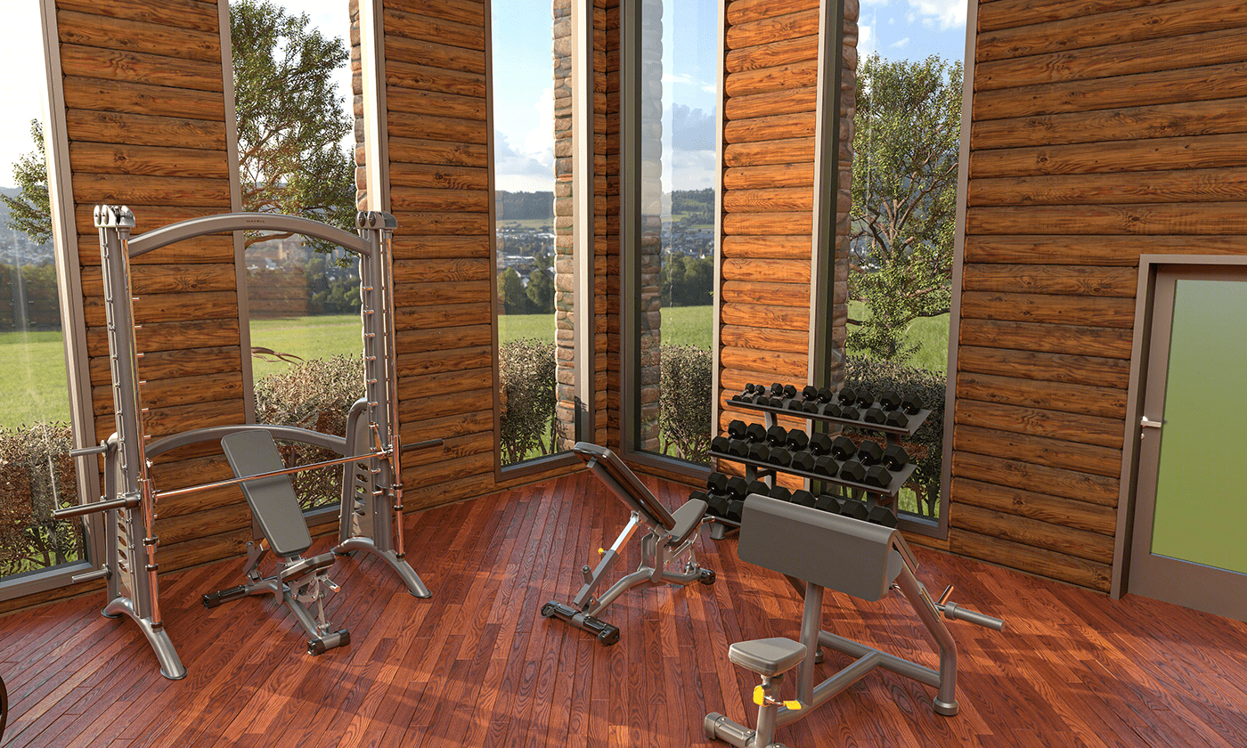 Anastasiya Gushchina丨健身房丨Country Club Remodel-1