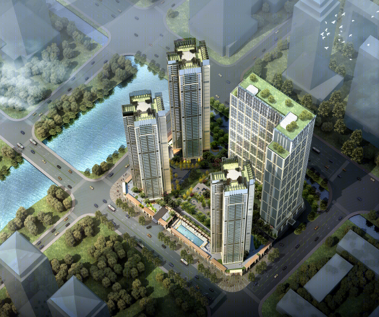 绿地越秀海玥住宅景观-25