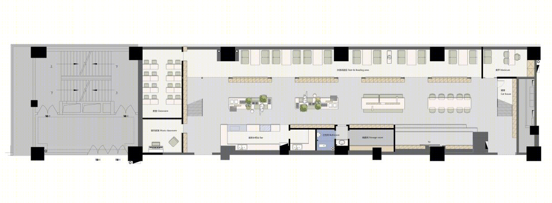 闻山君竹书店·Y2 CAFE丨中国洛阳丨GDG煦石室内建筑设计咨询-25