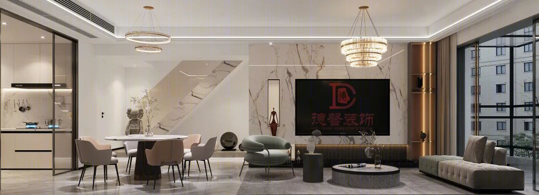 德馨·现代港式风 300㎡大宅丨王燕飞,徐祥虎-23