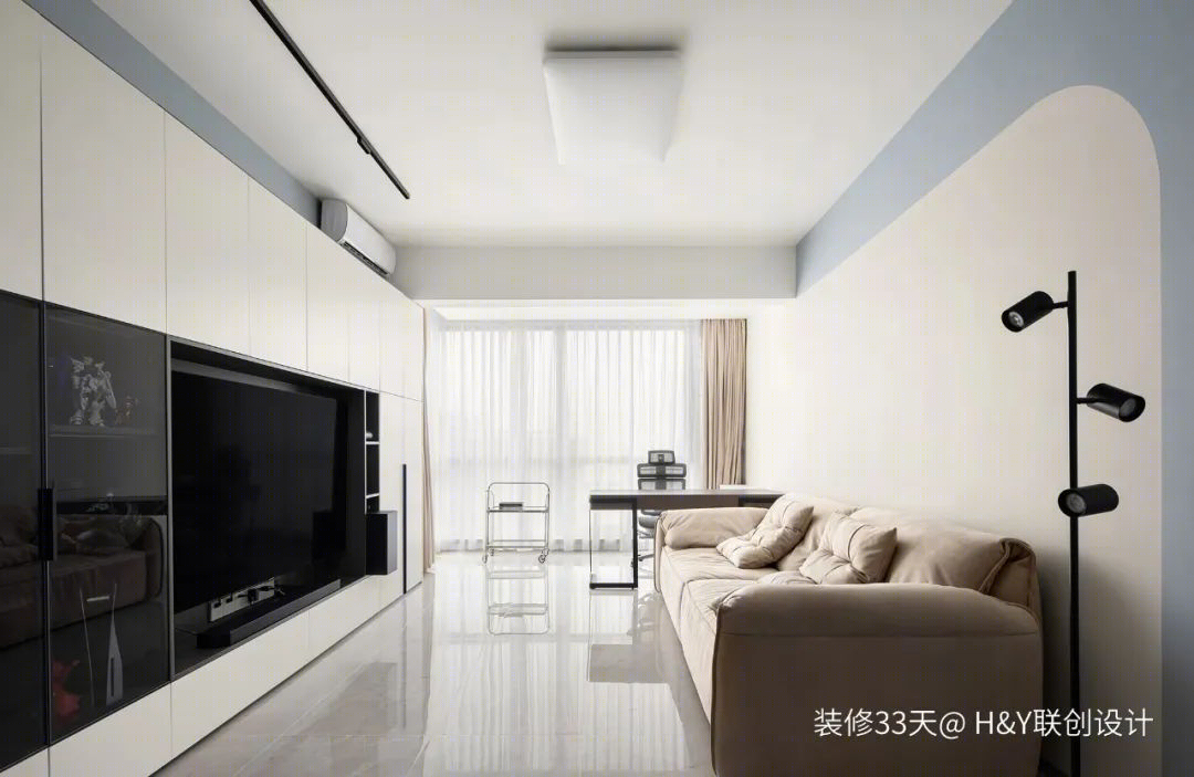 广州 84 平简约清新实用二居室丨中国广州丨H&Y 联创设计-9