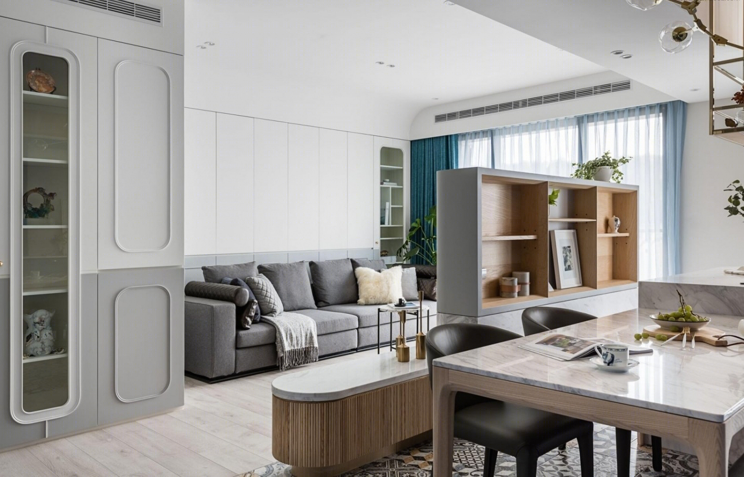 沁蓝晴山——异国风情的浪漫空间设计-49