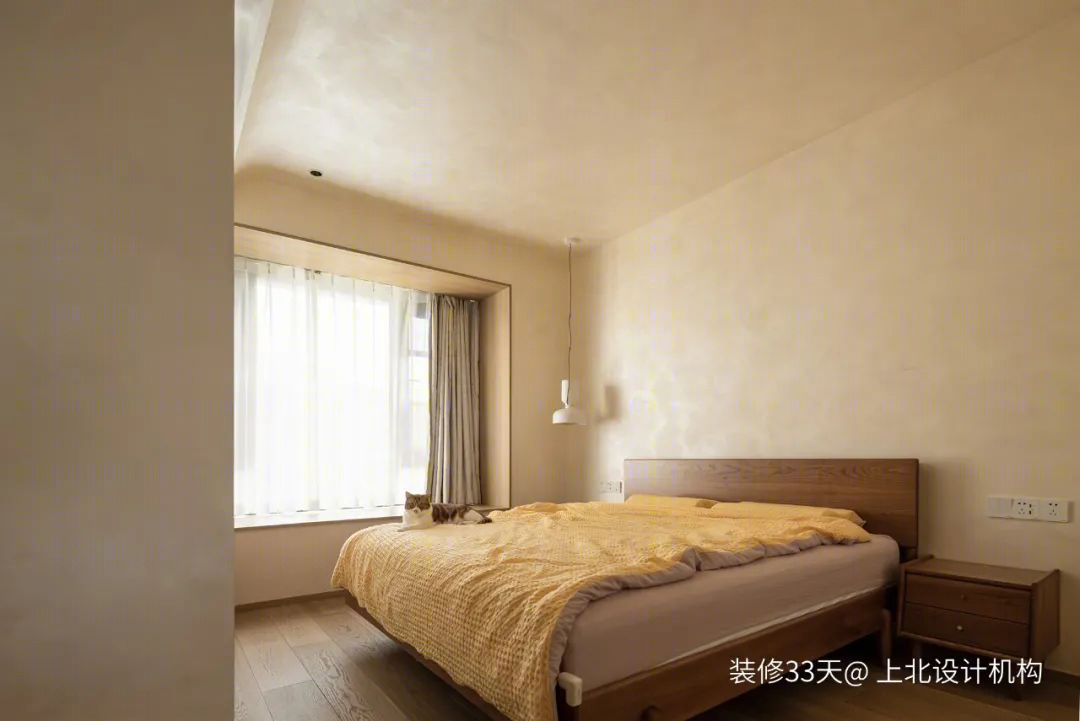 杭州 128 平简约温暖日系四叶草户型丨中国杭州丨上北设计机构(杭州)-37