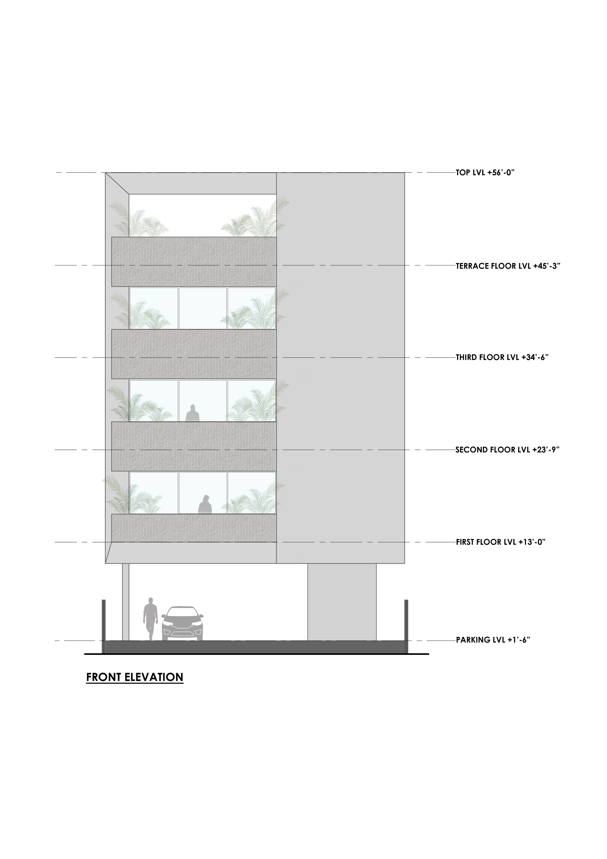 自然融入灰盒办公室丨印度-19