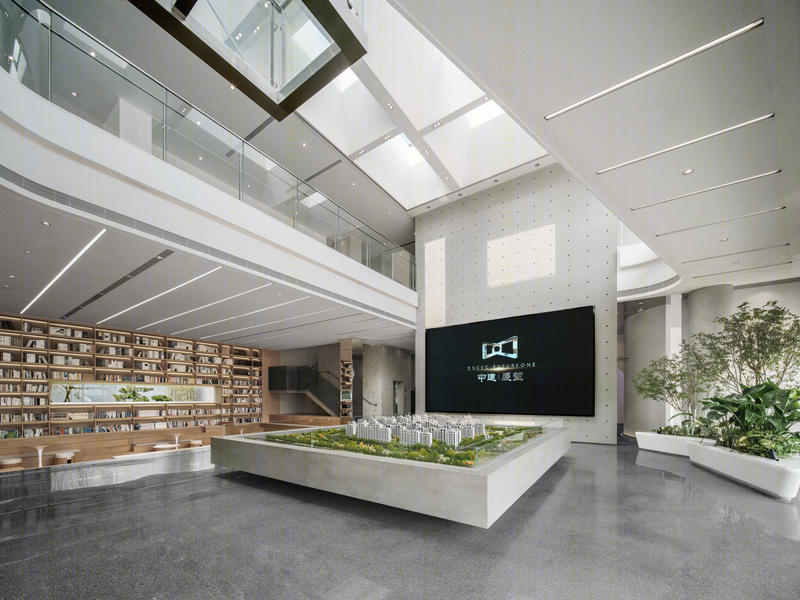 天津中建展望售楼处艺术生活馆丨中国天津丨安藤忠雄-11
