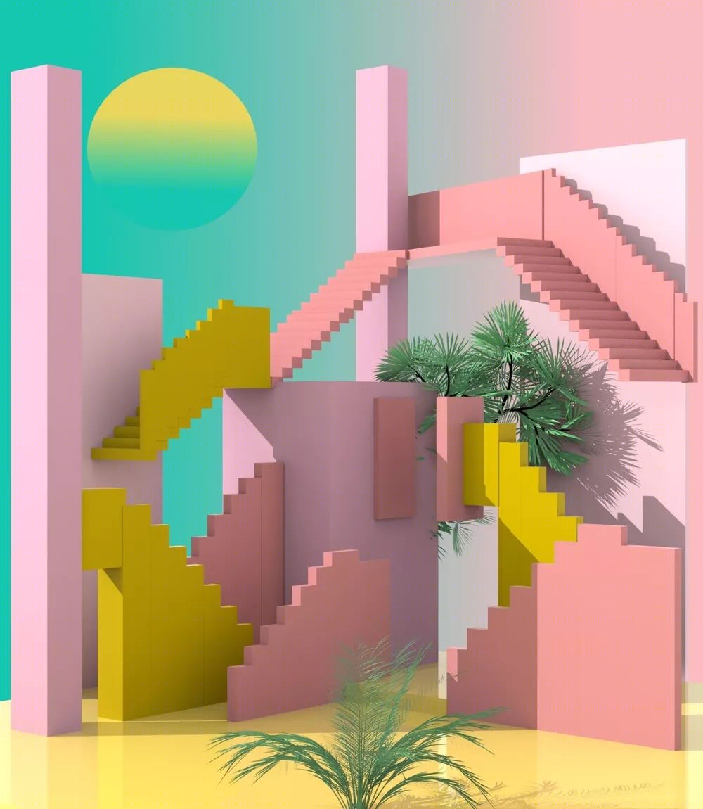 梦幻色彩的 3D 艺术盛宴-16