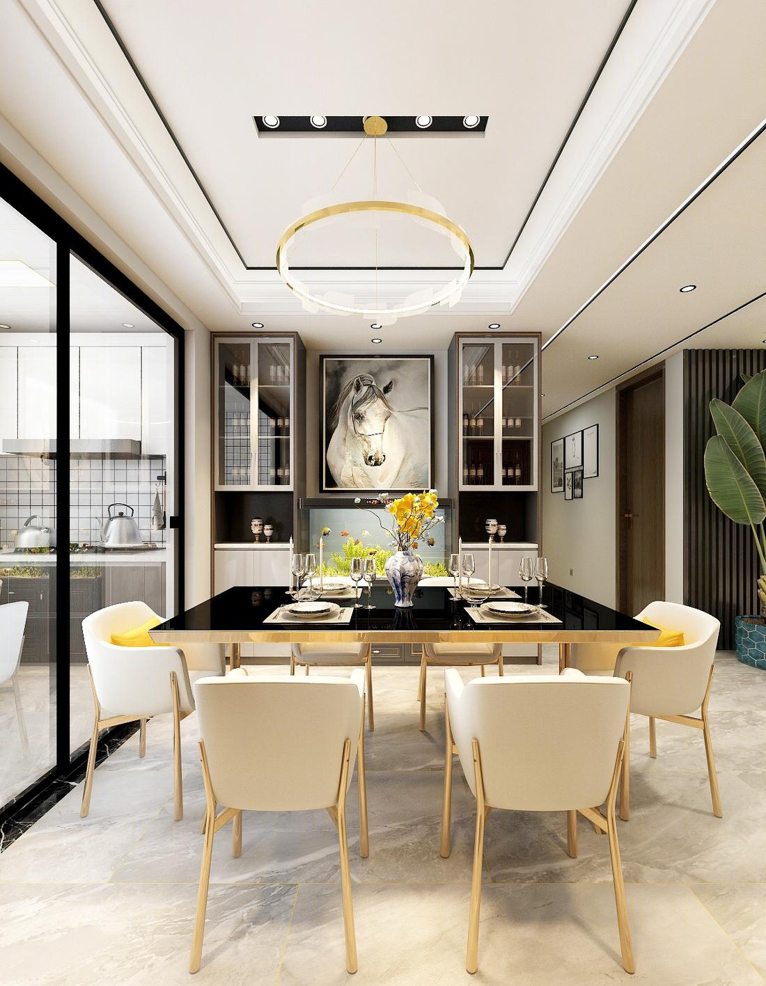 
轻奢售楼处样板间设计方案 -13