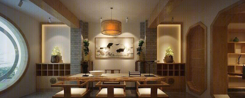 新中式休闲居住空间-3